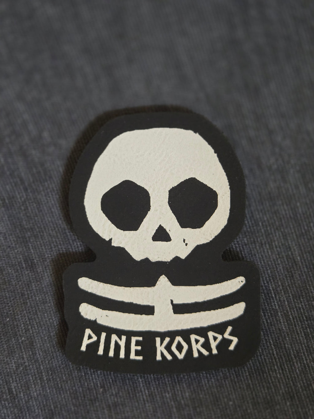 PineKorps Death Head - White